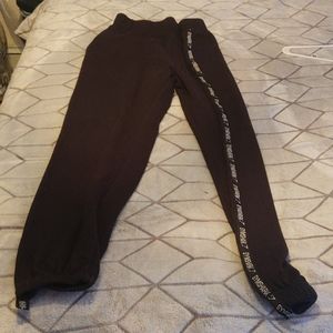 Black gym shark sweatpants ..